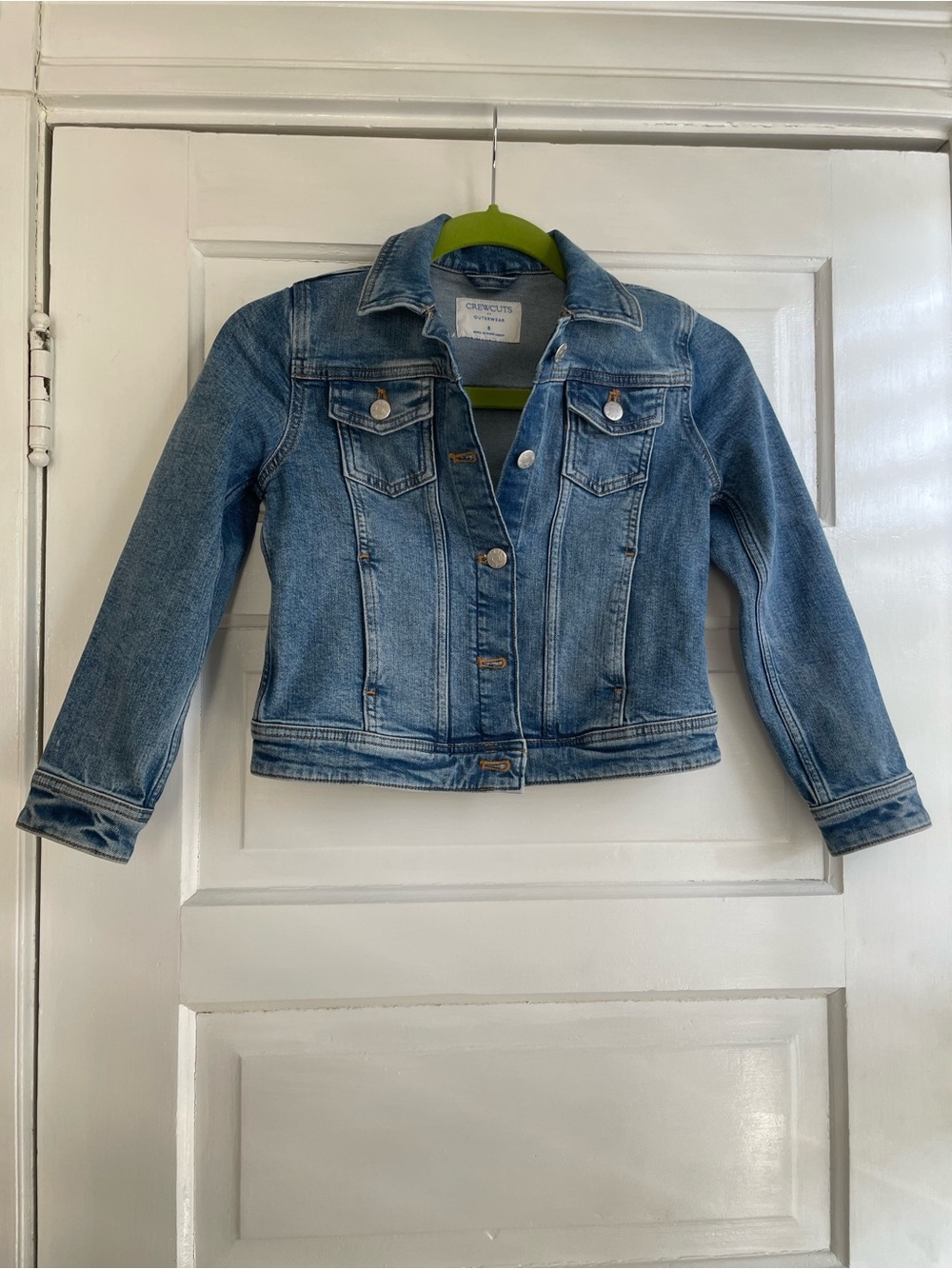 Crewcuts By J. Crew Denim Jean Jacket Girls Size 8 Medium Wash